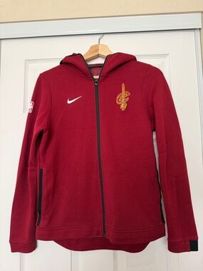 Kids NBA Team Logo Full-Zip Hoodie Jacket - Maroon
